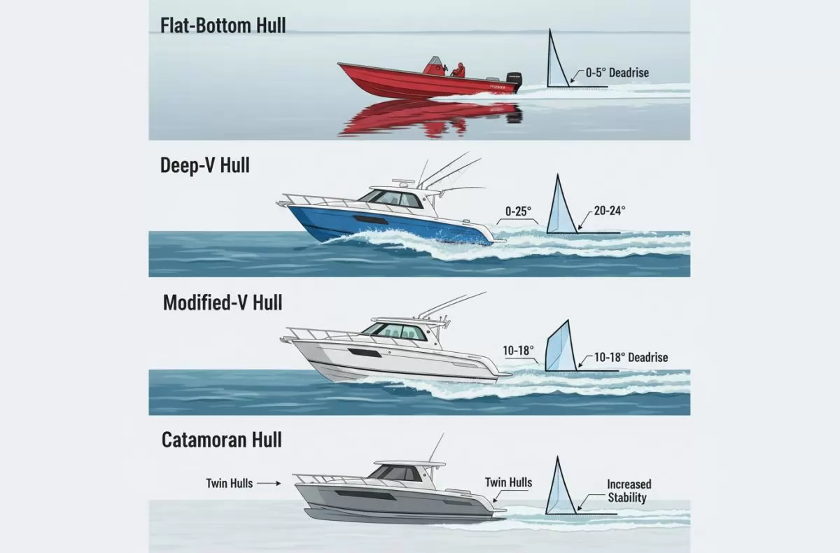 Hull Shell Shape Hull Shapes: Which is the best design for your boat? | theboatsmarket.com